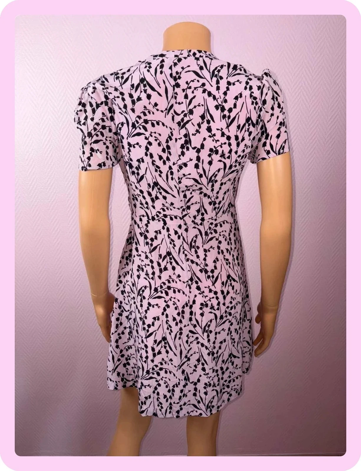Maje summer dress size 2 100% silk super condition – photo 7